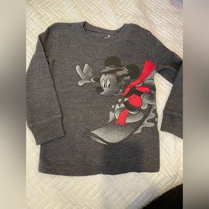 4T Disney long sleeve Mickey Mouse shirt